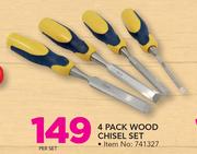 Topline 4 pack Wood Chisel Set-per Set