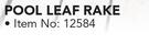 HTH Pool Leaf Rack
