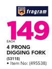 Fragram 4 Prong Digging Fork S3118