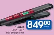 Braun Satin Hair 7 Hair Straightener