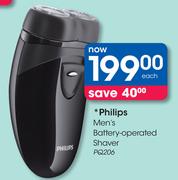 Philips Men's Battery Operated Shaver(PQ206)