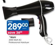 Wahl 2000 Watt AC Professional Hairdryer