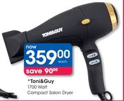 Toni & Guy 1700 Watt Compact Salon Dryer