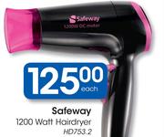 Safeway 1200 Watt Hairdryer HD753.2