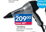 Toni & Guy 1800Watt DC Hairdryer TGDR5355DE