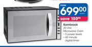 Kambrook Microwave Oven-20Ltr