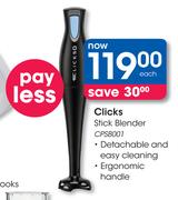 Clicks Stick Blender CPSB001