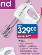 Philips Daily Collection 300W Hand Mixer