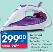Kenwood 2400 Watt Steam Iron ST6216