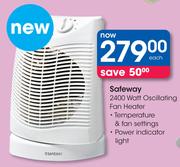 Safeway 2400 Watt Oscillating Fan Heater 