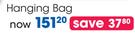 Clicks Men's Tan PU Hanging Bag