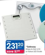 Safeway Stripe & Dot LCD Or Value LED Scale-Each