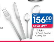 Clicks 16-Piece Genova Cutlery Set-Per Set