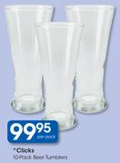 Clicks 10-Pack Beer Tumblers-Per Pack