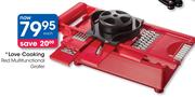 Love Cooking Red Multifunctional Grater
