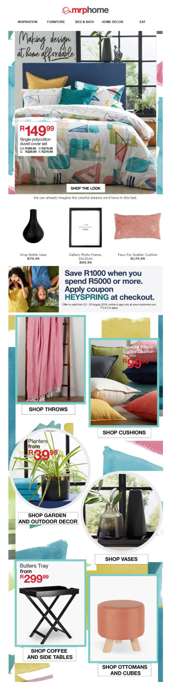 Mr Price Home 23 Aug 2019 While Stocks Last Www Guzzle Co Za