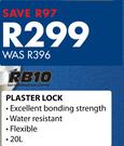 RB10 20Ltr Plaster Lock