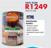 Dulux 5Ltr Woodgard Rubbol