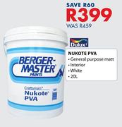 Dulux 20Ltr Nukote PVA