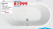 Libra Rona Bath 1700X900X490mm