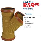 DPI Plastics 45 Degree PVC Junction 110mm(C110SSJP-940)