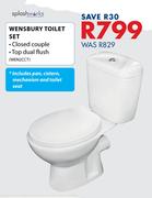 Splashworks Wensbury Toilet Set(WEN2CCT)