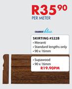 Chamberlain Skirting (90 x 16mm)-Per Meter