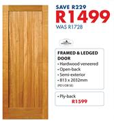 Swartland Ply-Back Door (813 x 2032mm)