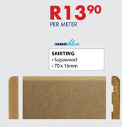 Chamberlain Skirting Supawood (70 x 16mm)-Per Meter