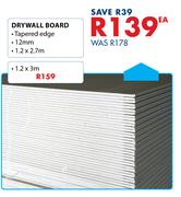 Drywall Board (1.2 x 2.7m)-Each