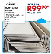 Everite 3m Nutec Barge Board (200 x 80mm)-Each