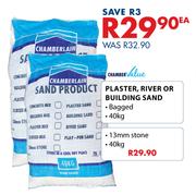 Chamberlain Plaster/River Or Building Sand-40kg Each