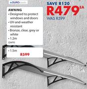 Duro Plastic Awning 1.2m