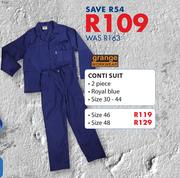 Grange Workwear Conti Suit 2 Piece Size 30-46