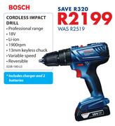 Bosch Cordless Impact Drill