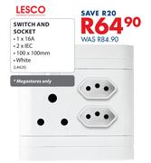 Lesco Switch & Socket-100 x 100mm