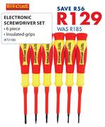 Fork Craft Electronic Screwdriver Set