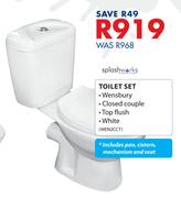 Splashworks Toilet Set