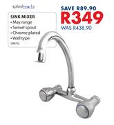 Splashworks Sink Mixer