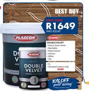 Plascon Double Velvet-20Ltr
