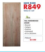 ATM F&L Hardwood Door-813 x 2032mm