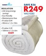 Chamber Value Insulation-100mm x 1.2 x 6m