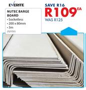 Everite Nutec Barge Board-200 x 80mm Each