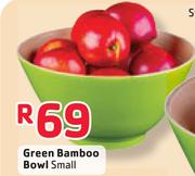 Green Bamboo Bowl Small