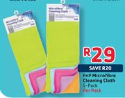 PnP Microfibre Cleaning Cloth-5 Pack