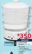 Counter Point 3-Tier Food Steamer CPFS-300