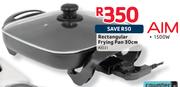 Aim 1500W Rectangular Frying Pan 30cm A1031