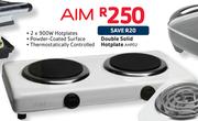 Aim Double Solid Hotplate AHPD2