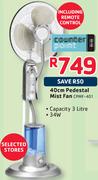 40cm Pedestal Mist Fan CPMF-401