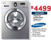 Samsung 7kg Front Loader Deep Foam Silver WF1702WEU